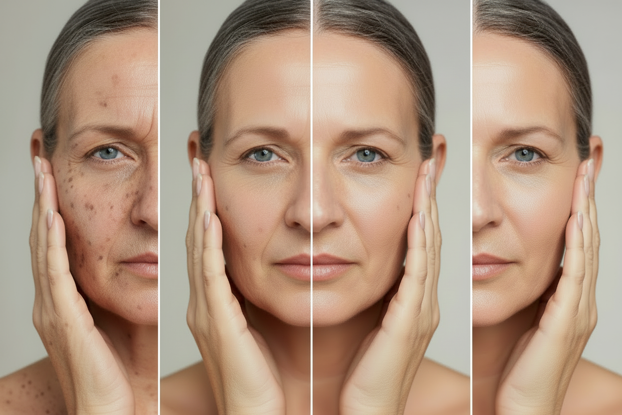 Pflege & Regeneration: Haut ab 50