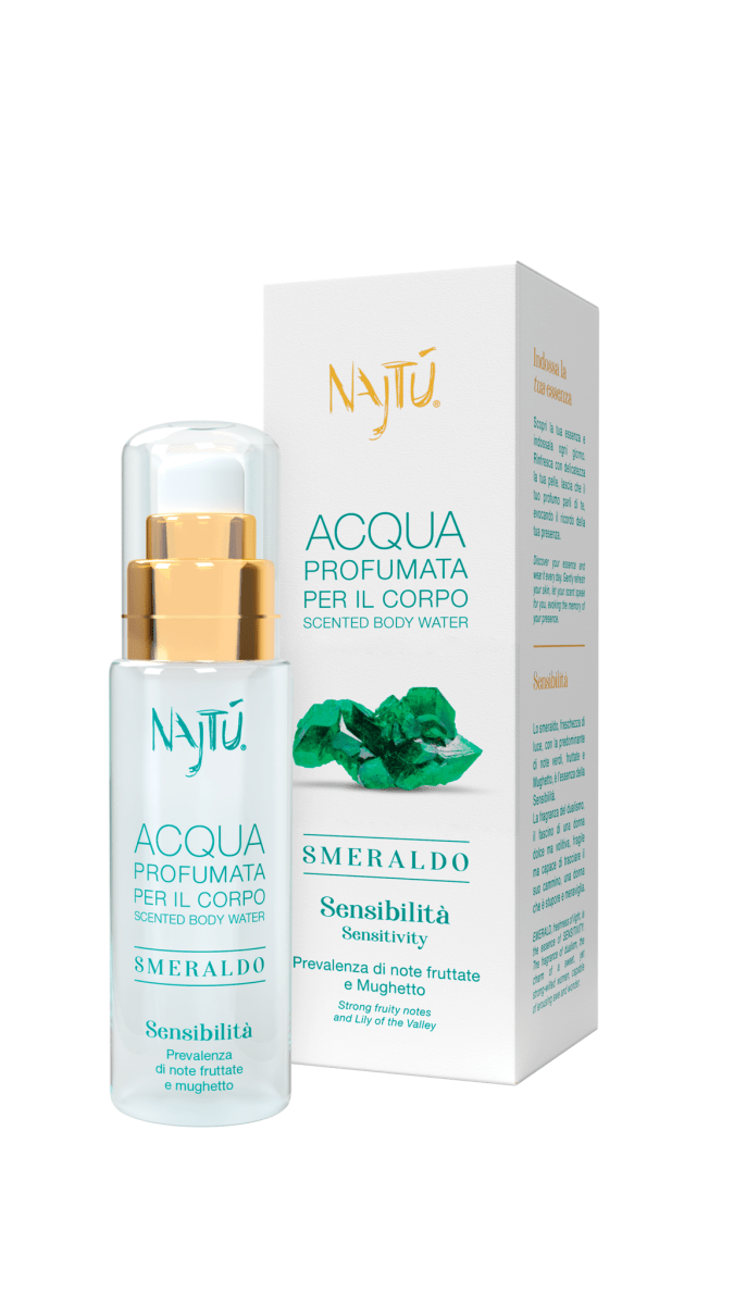 Najtù Smeraldo Eau de Parfum – Flakon und Verpackung