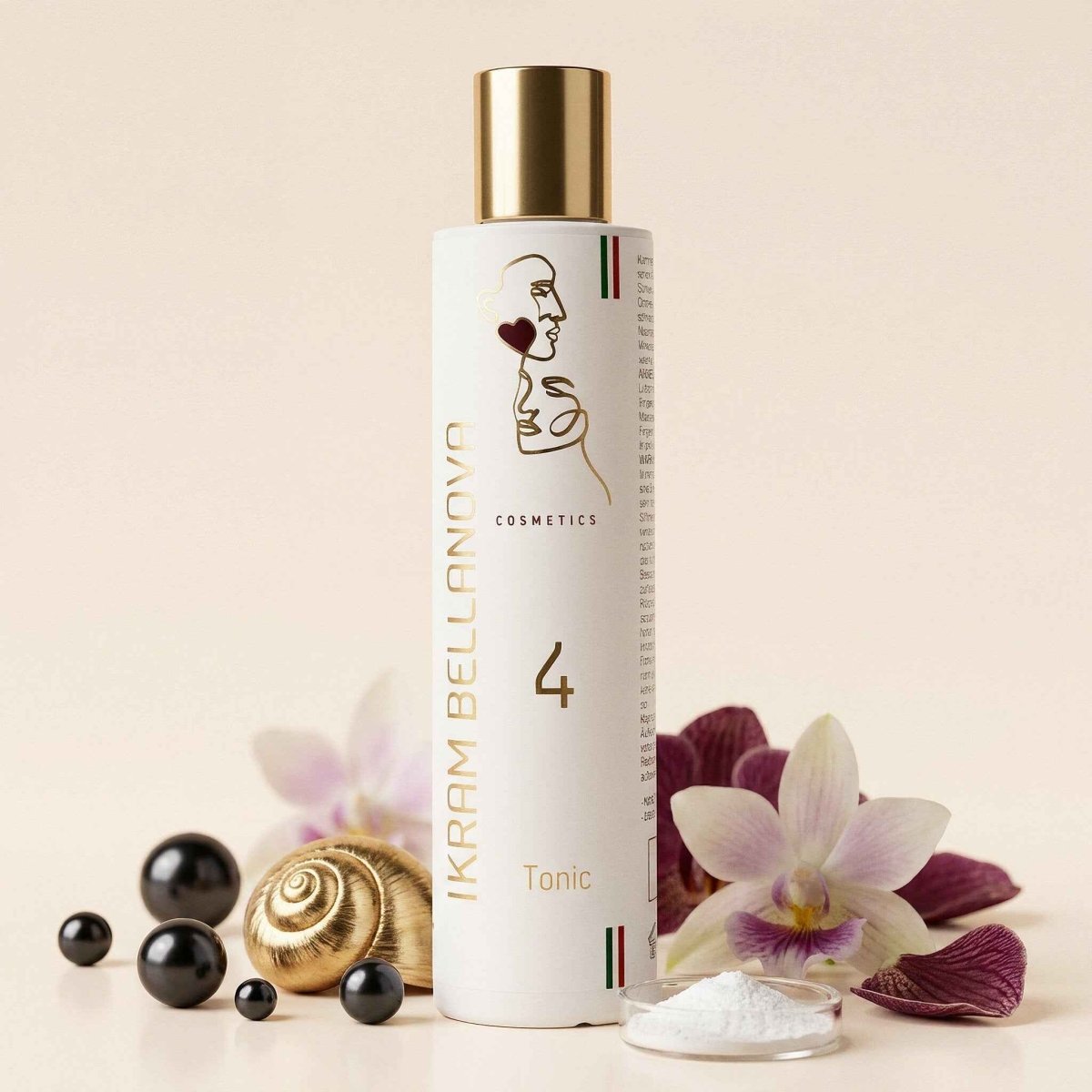 Nr. 4 Essential Face Tonic Lotion – Aufhellendes Gesichtswasser – Ikram Bellanova